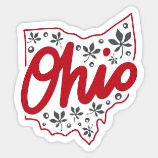 Ohio Script Graphic Sticker